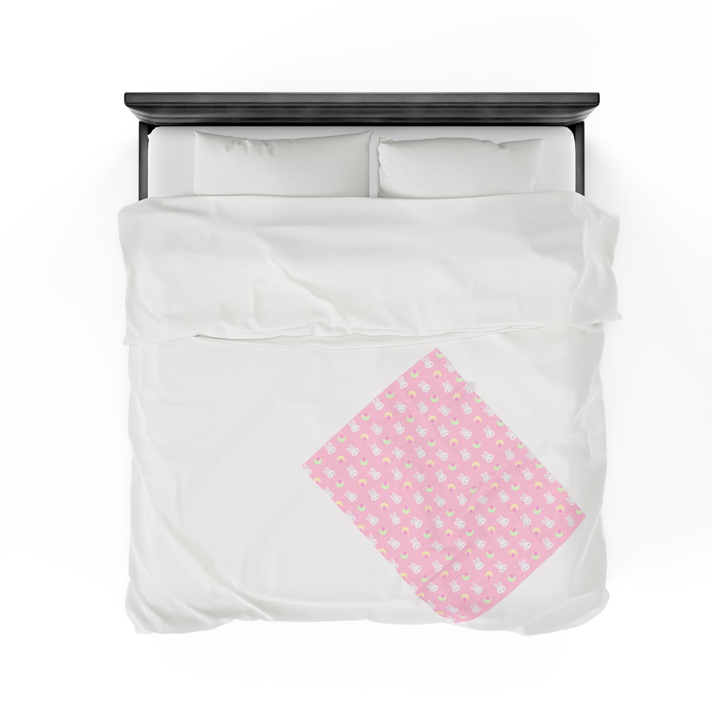Moon Bunny Plush Blanket