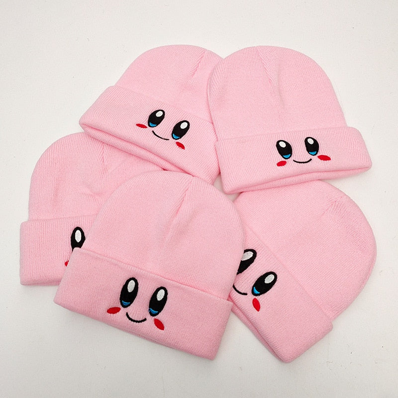 Kawaii Kirby Knitted Beanie