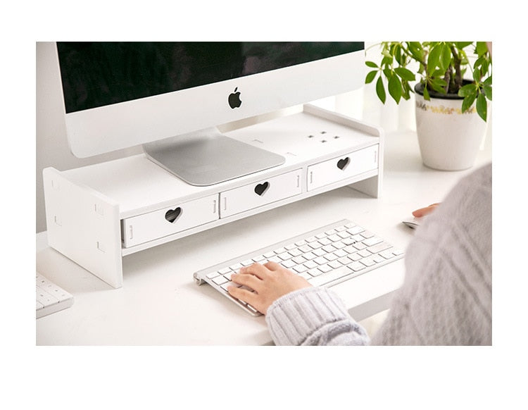 Kawaii Storage Desktop Rack with Drawers