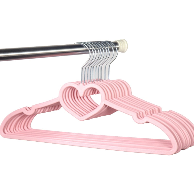 Kawaii Heart 10PCS Clothes Hanger Pink