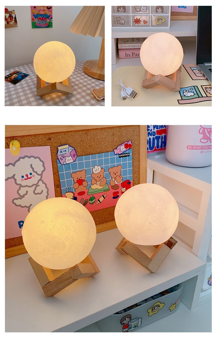 Moon Night Light Lamp