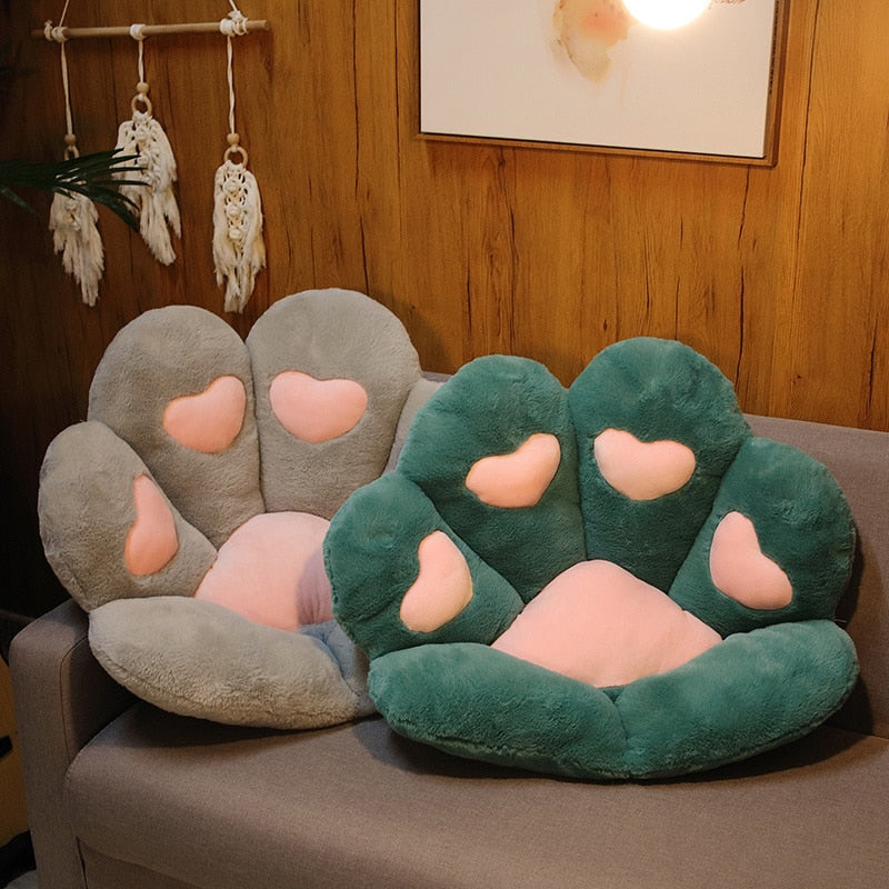 Cat Paw Pillow Seat Cushion