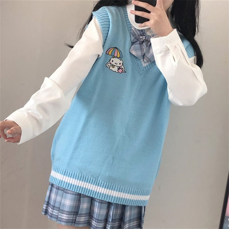 Cinnamoroll Blue Knitted Sweater Vest