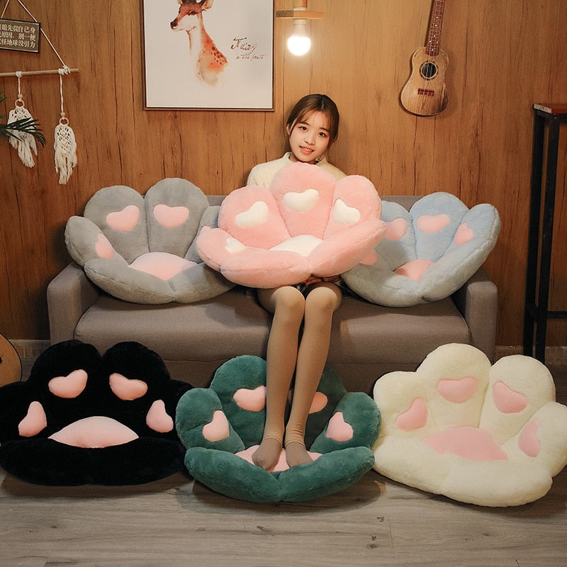 Cat Paw Pillow Seat Cushion