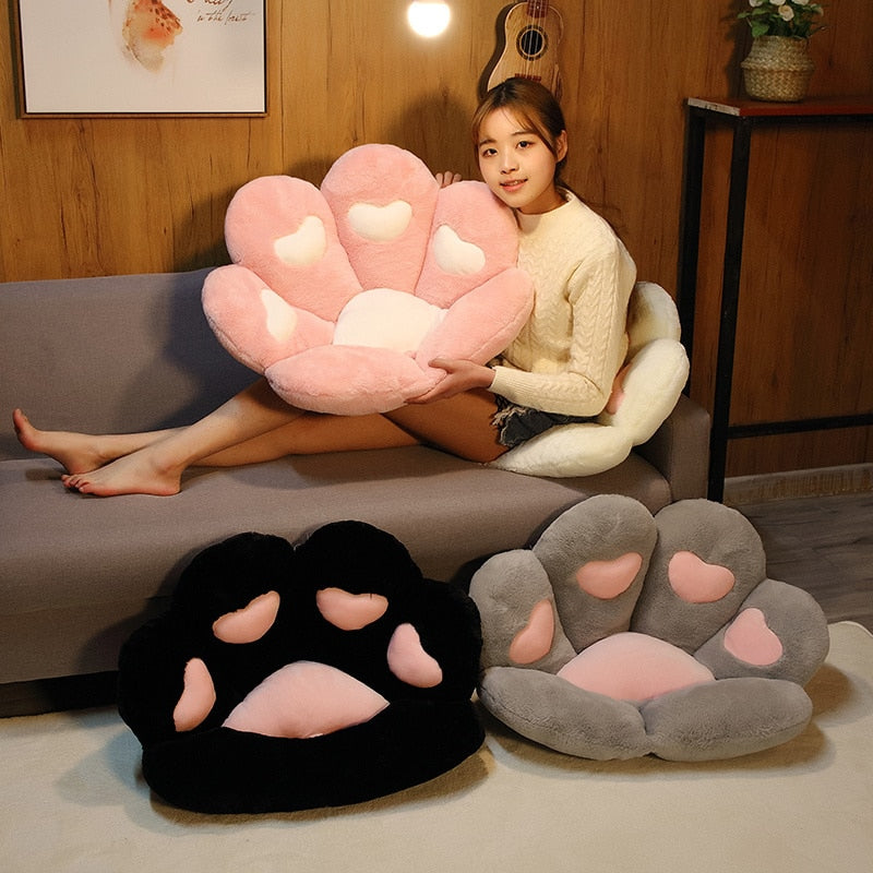 Cat Paw Pillow Seat Cushion