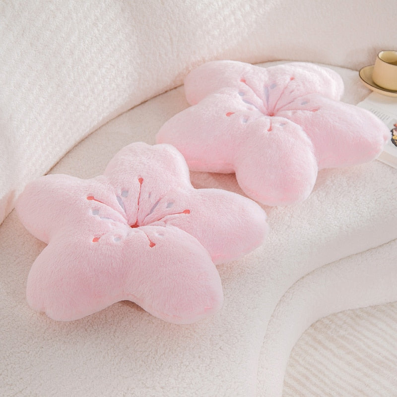 Sakura Cherry Blossom Plush Pillow