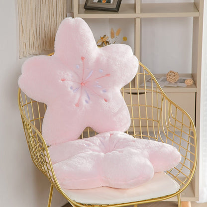 Sakura Cherry Blossom Plush Pillow