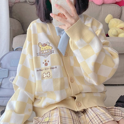 Pompompurin Cardigan Sweater