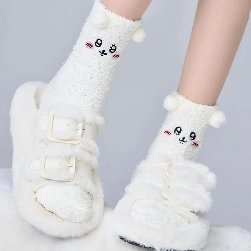 Chiikawa Plush Socks