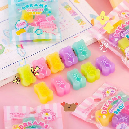 Gummy Bear Eraser Set