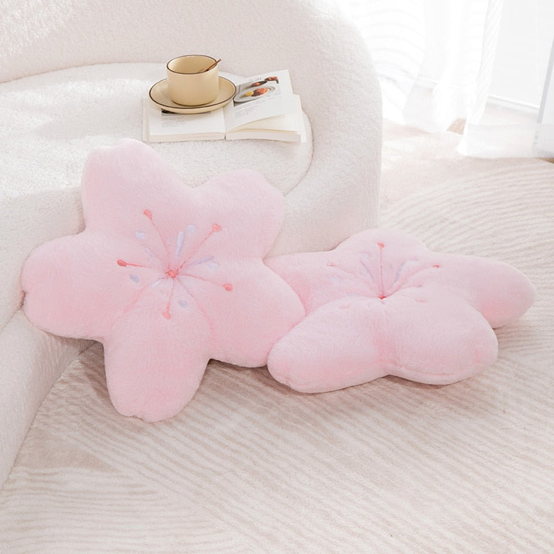 Sakura Cherry Blossom Plush Pillow