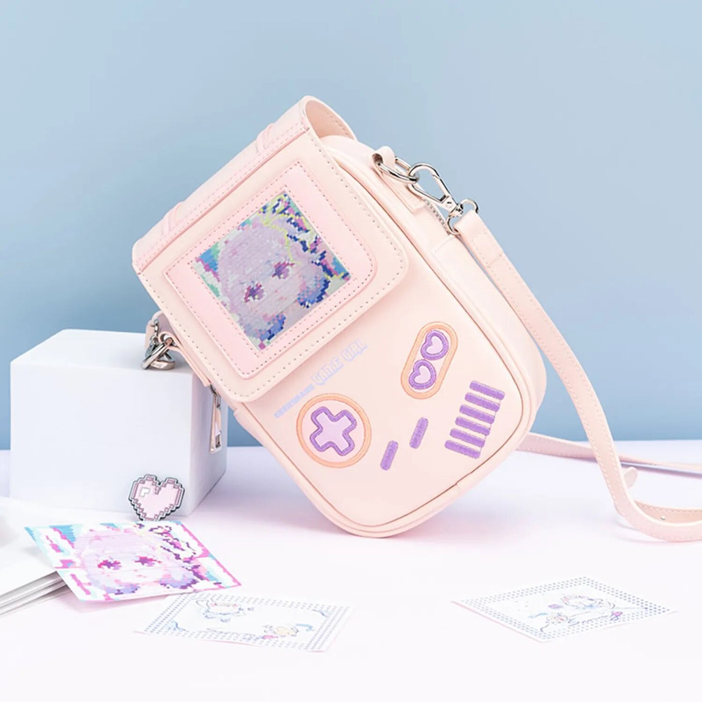 Pastel Game Boy Bag