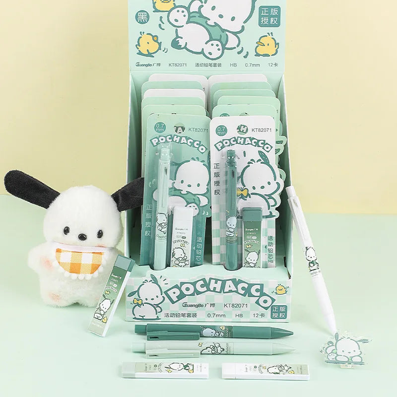 Pochacco Mechanical Pencil Set 3Pcs