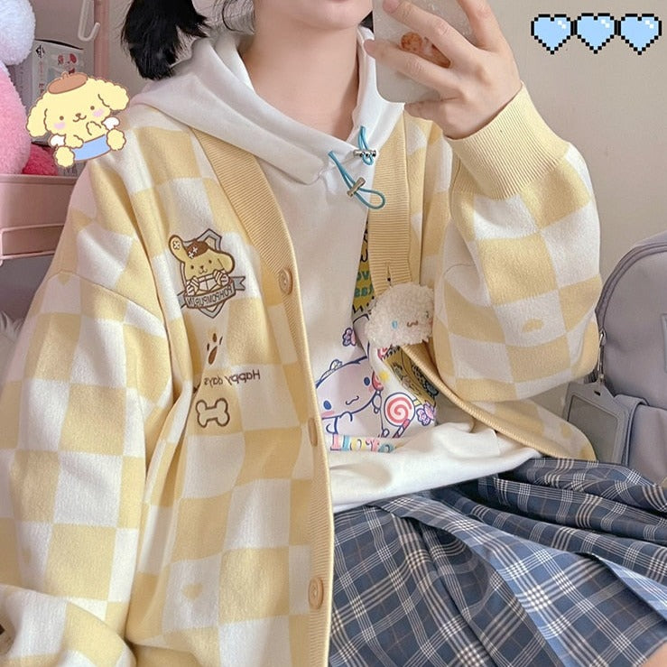 Pompompurin Cardigan Sweater