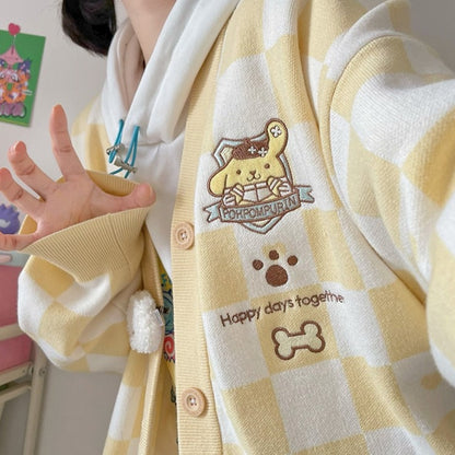 Pompompurin Cardigan Sweater