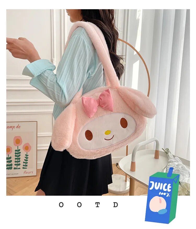 My Melody Plush Shoulder Bag