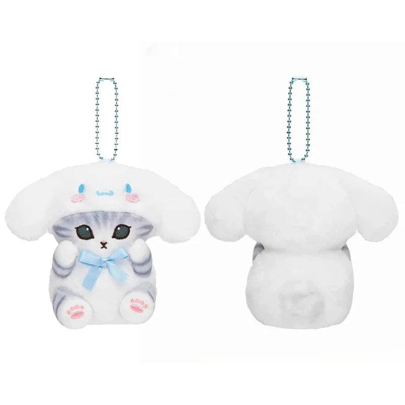 Mofusand Cinnamoroll Plush Keychain