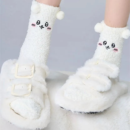 Chiikawa Plush Socks