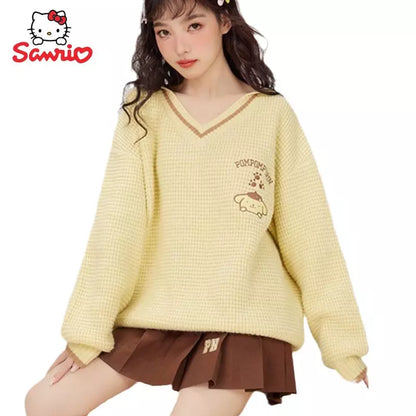 Pompompurin V-Neck Sweater