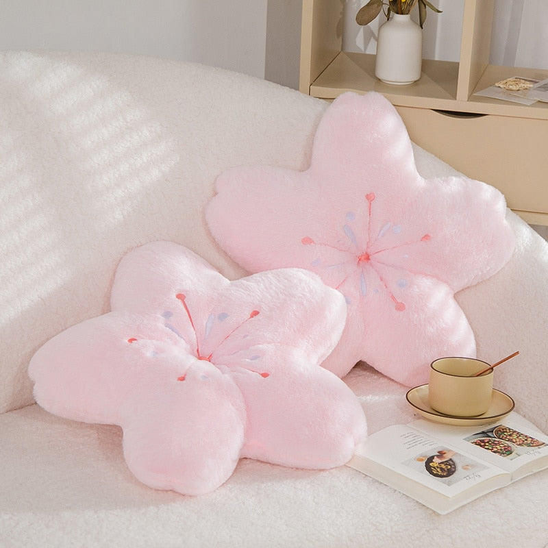 Sakura Cherry Blossom Plush Pillow