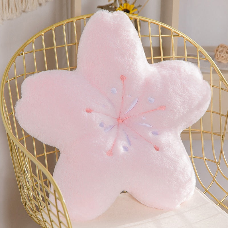 Sakura Cherry Blossom Plush Pillow