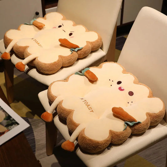 Super Cute Toast Chair Cushion