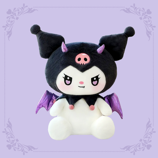 Kuromi Sanrio Plushie - Devil Horns and Wings