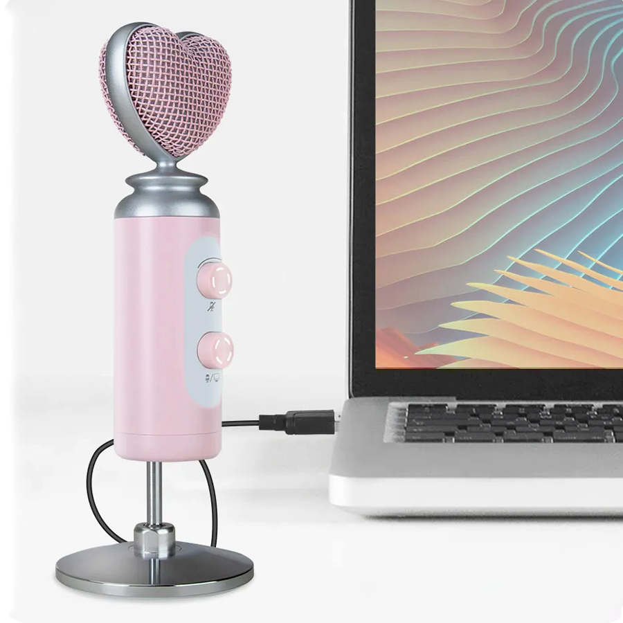 heart shape microphone