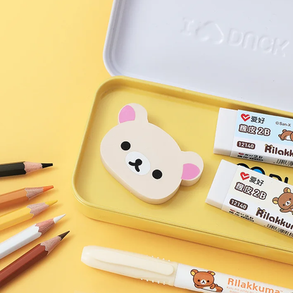 Rilakkuma Characters Eraser Set 3Pcs