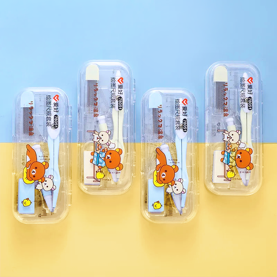 Rilakkuma Compass Set 7Pcs