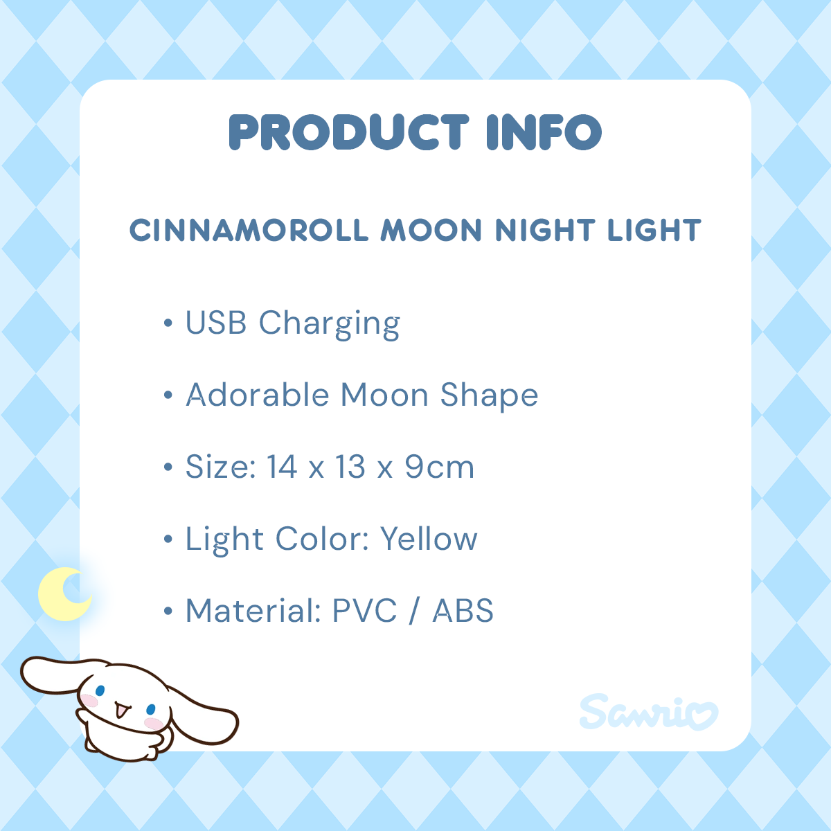 Cinnamoroll Moon Light