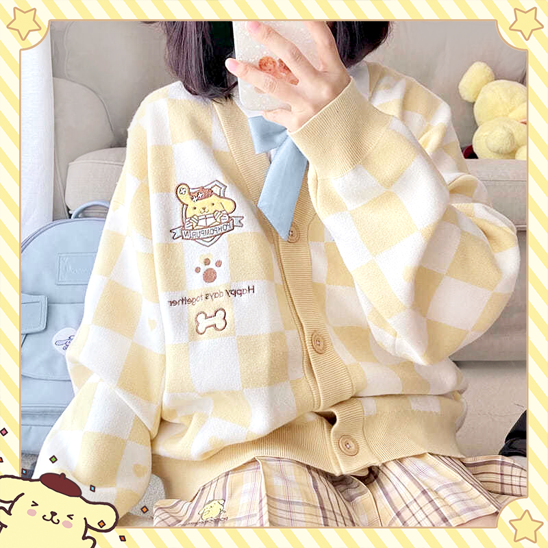 Pompompurin Cardigan Sweater