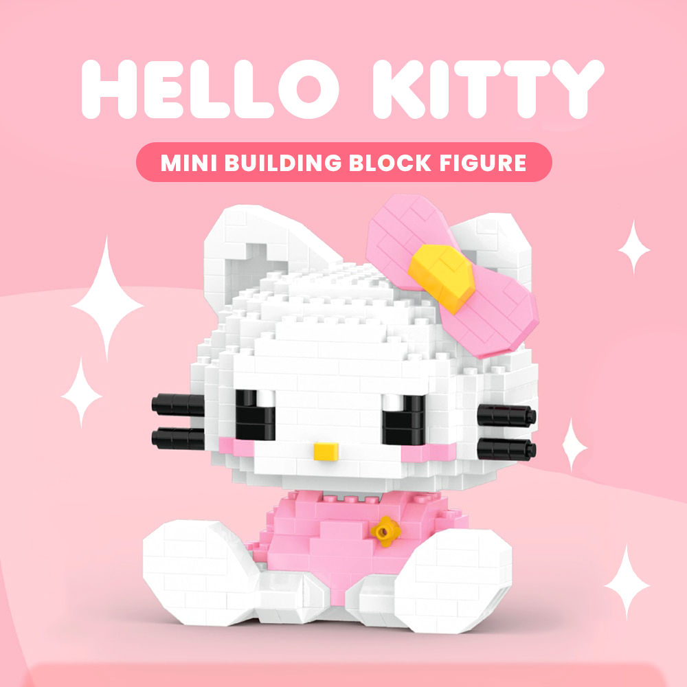 Sanrio Hello Kitty Lego Style Building Block Toy Figure Kawaii Gifts My Kawaii Shop