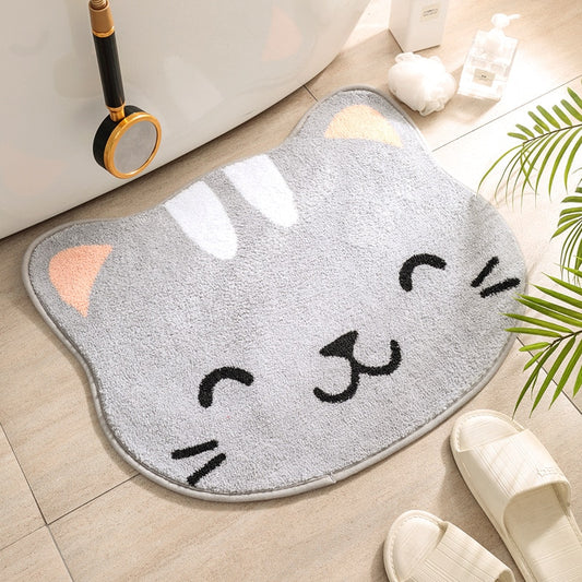 Gray Neko Cat Mat