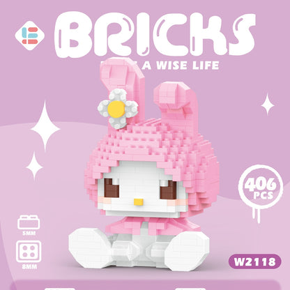 My Melody Flower Building Block Toy