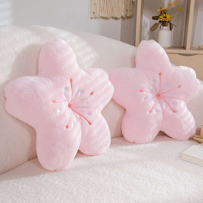 Sakura Cherry Blossom Plush Pillow