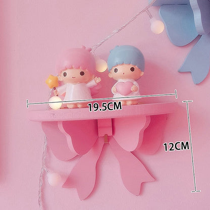 Pink Bow Bedroom Shelves