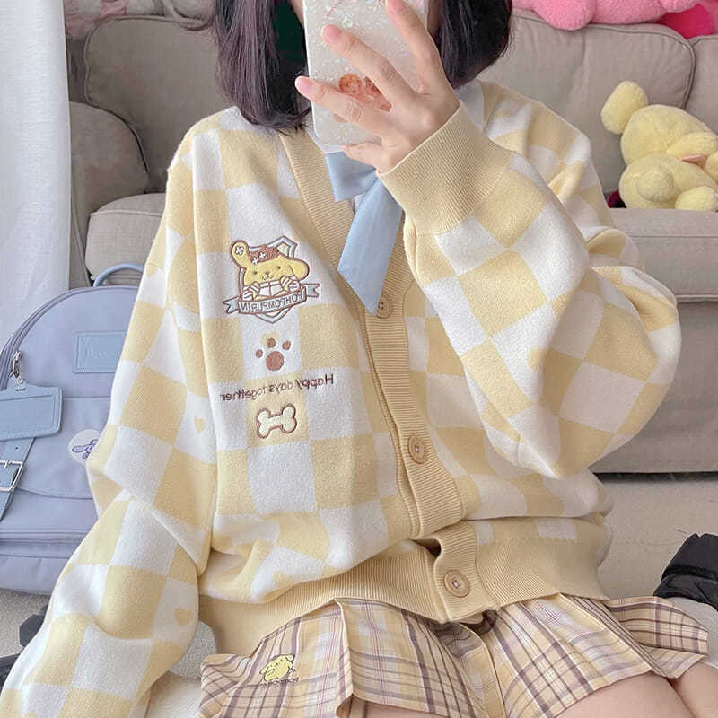 Pompompurin Cardigan Sweater